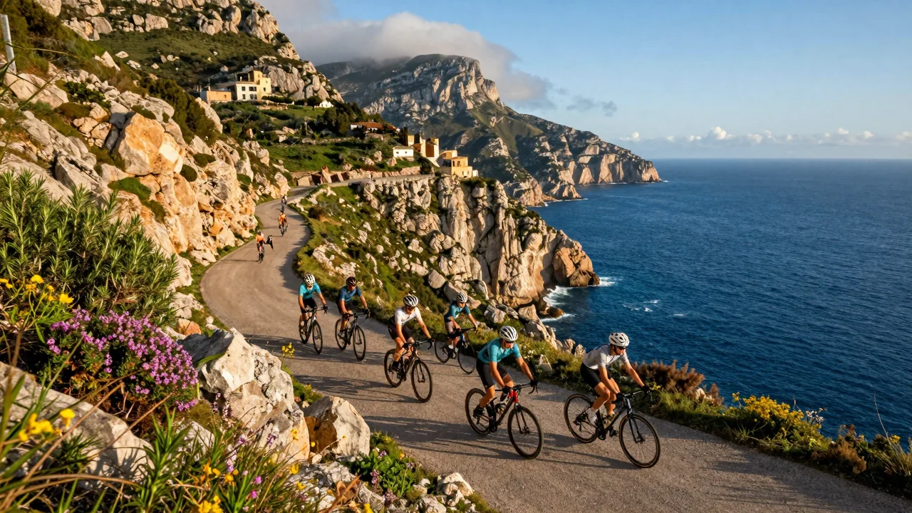 Discover Spain’s Stunning Bike Routes Along Cliffside Trails